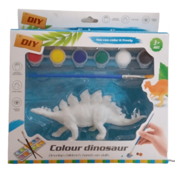 Dinossauro 3D para colorir 