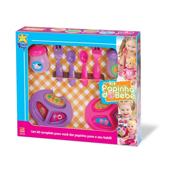 Kit Papinha do Bebê 8 Peças - Divertoys