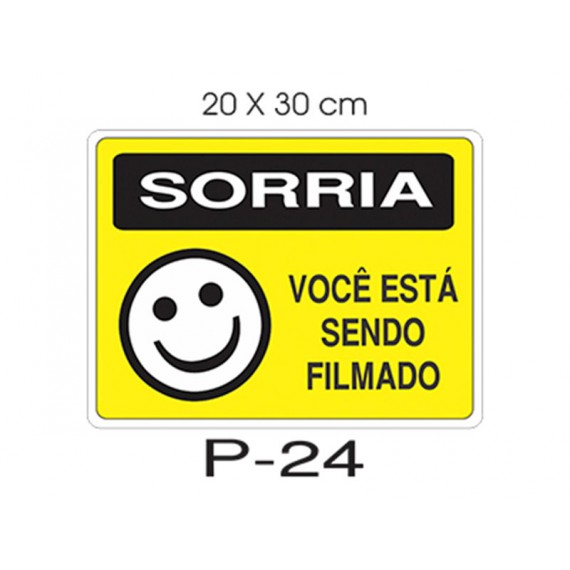 Placas de Sinalização em PS Acesso (Média/Peq./Grande)