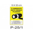 Placas de Sinalização em PS Acesso (Média/Peq./Grande)