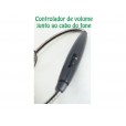 Fone de Ouvido com Microfone Stereo com Controle de Volume