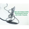 Fone de Ouvido com Microfone Stereo com Controle de Volume