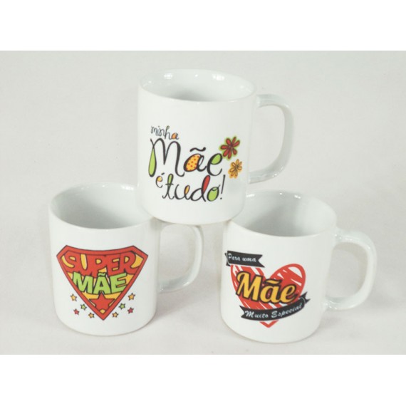 Caneca Porcelana Mãe 200 ml