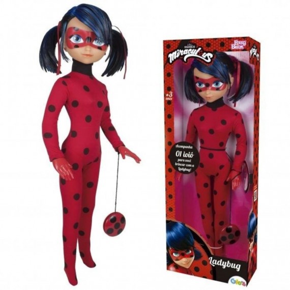 Boneca Miraculous  LadyBug 50cm